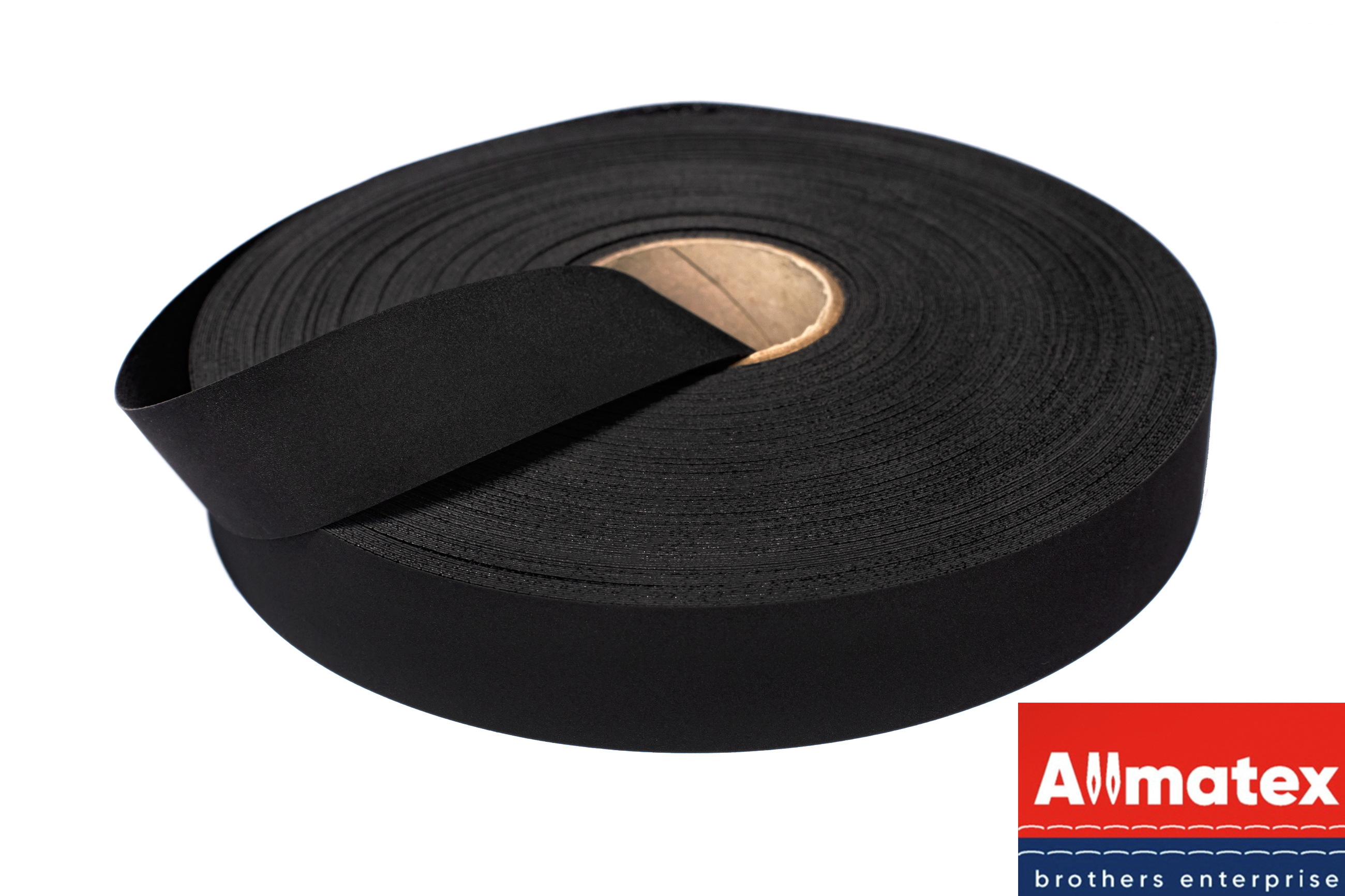 Лента нубуковая черная 30 мм